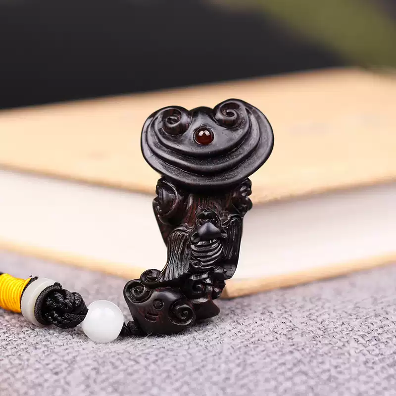 Ebony Wood Good Luck RuYi