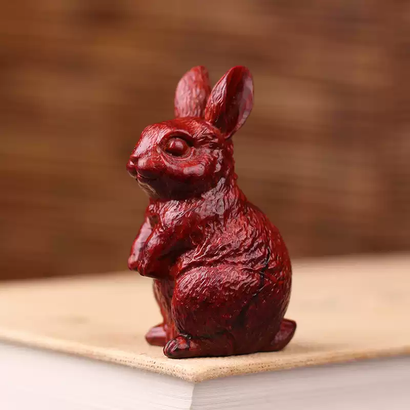 Purple Sandalwood Zodiac Rabbit