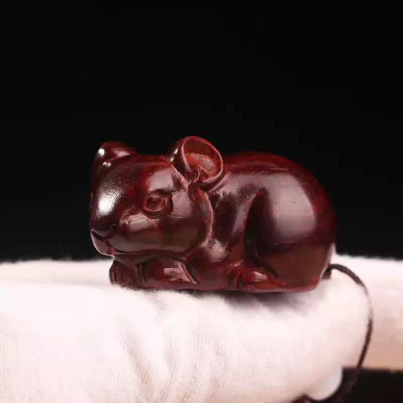 Purple Sandalwood Zodiac Rat