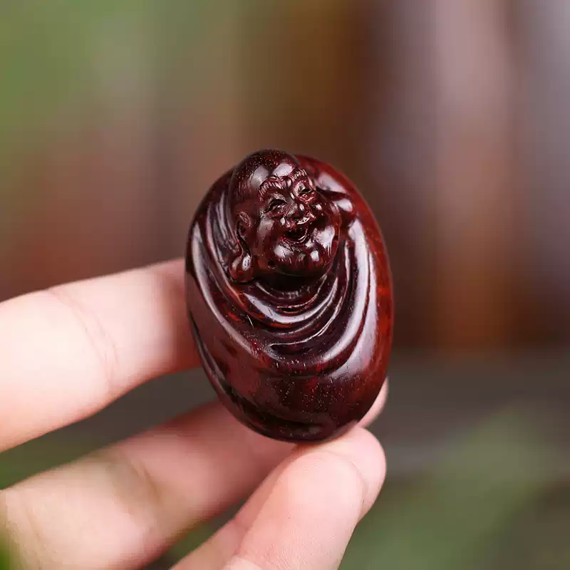 Purple Sandalwood Maitreya Buddha